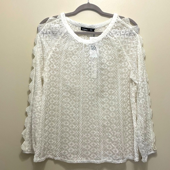 Gypsy 05 Sheer Long Sleeve Top - Picture 1 of 4